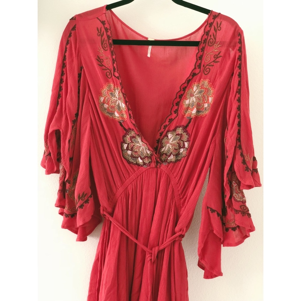 Freepeople Cora Dress in Red NEW W/ TAG - Picture 4 of 7